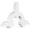 Ekena Millwork Ericson Architectural Grade PVC Gable Bracket, 60"W x 35"H x 6"D x 6"F, 14/12 Pitch GBP060X35X0606ERI00 - alternate 1